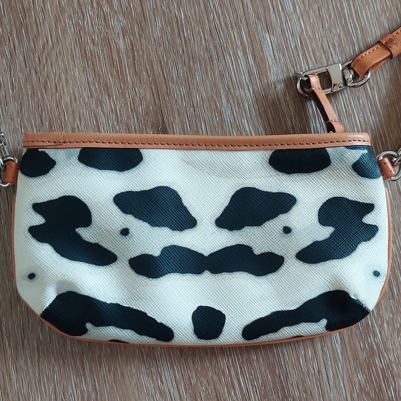L.A.M.B. by Gwen Stefani Cow Print Cross Body Over Shoulder Bag - Picture 3 of 8